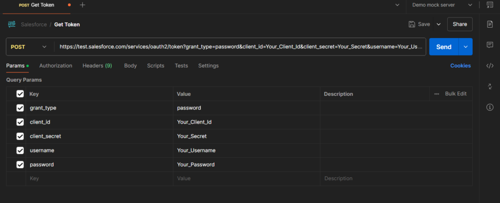 Connect Postman with Salesforce.